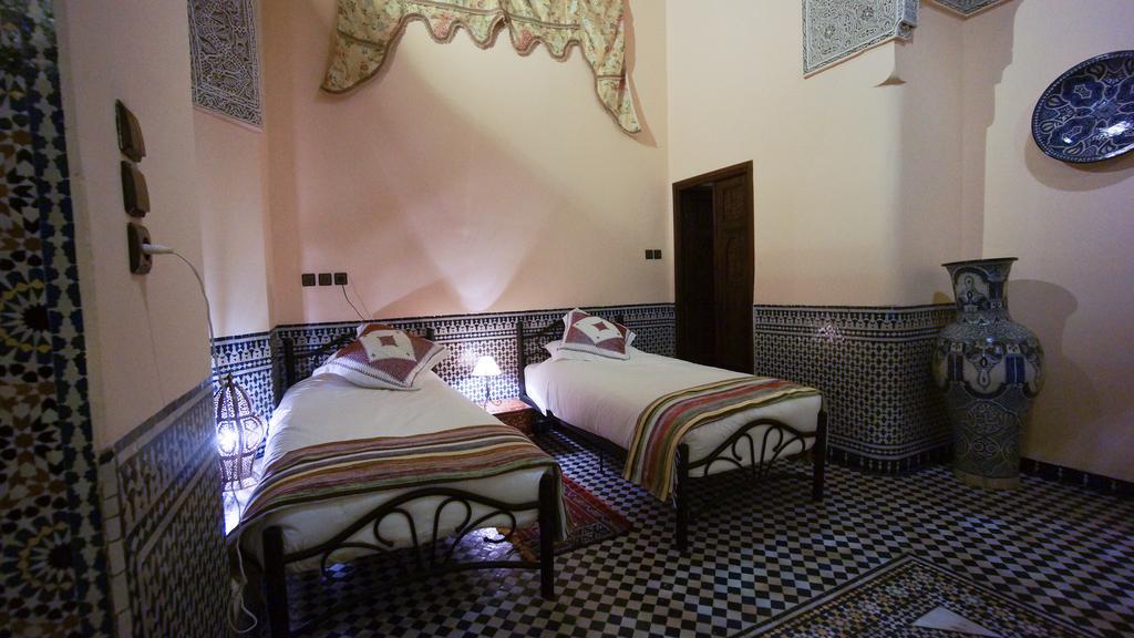 Riad Fes Palacete Chambre photo